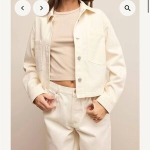 Z Supply Cropped Denim Jacket